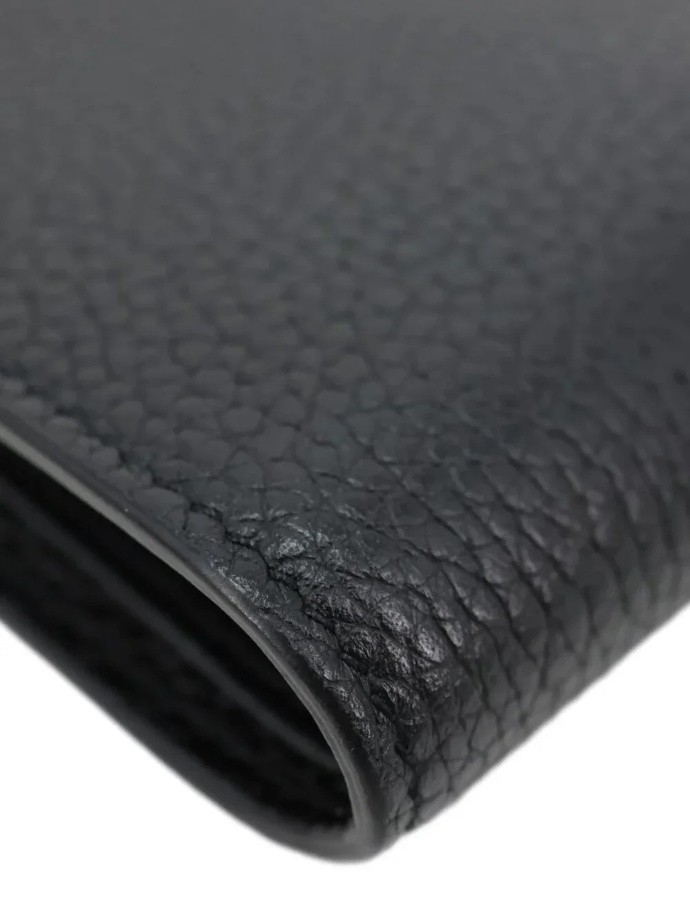 Yves Saint Laurent  Cassandre Grained Leather Bifold Wallet Black - Picture 8 of 12